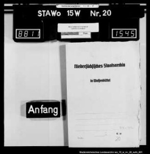 Abnahme der Domänenrechnung vom Amt Achim