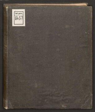 System der Weltalter - Vorlesung München SS 1833 - BSB Cgm 8457