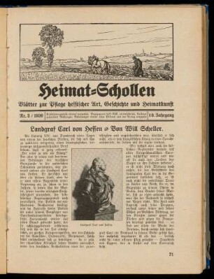Heimat-Schollen 10. Jahrgang, Nr. 3, 1930