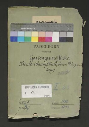 Gartengrundstücke: Die alte Baumschule hinter dem Bahnhof, deren Verpachtung