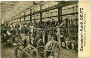 Fabrikhalle der Gasmotoren-Fabrik Deutz