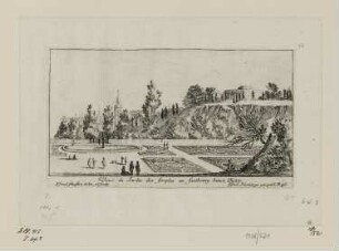 Veuë du jardin des simples au faubourg Sainct Victor, aus: „Diverses veues faicts par Israel Silvestre“