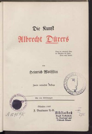 Die Kunst Albrecht Dürers