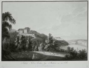 Schloß Sieben Eichen bey Meißen an der Elbe