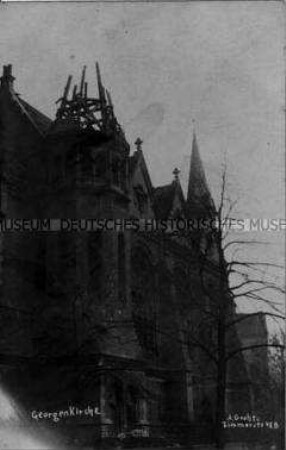 Die beschädigte Georgenkirche