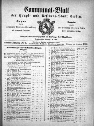 1866,5: No. 5, 4. Februar 1866