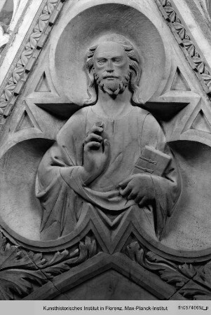 Grabmal des Piero de'Bardi (?) : Arkade : Segnender Christus