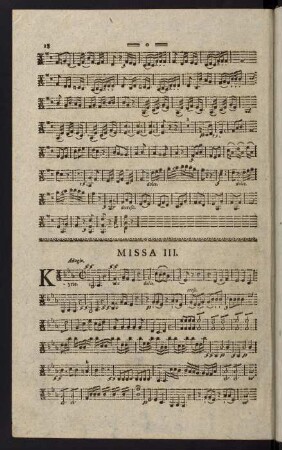 18-24, Violino II. Missa III.