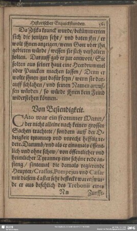 Von Bestendigkeit