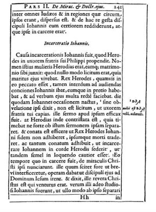 Incarceratio Iohannis.
