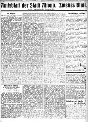 Nummer 53. Zweites Blatt. : Freitag, den 31. Dezember 1926