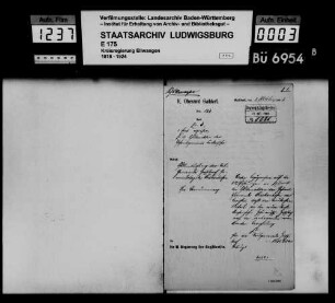 Schuldenwesen der Teilgemeinde Hirschbach, Gemeindebezirk Frickenhofen