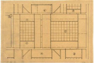 Billing, Hermann; Baden-Baden; Kunsthalle - Grundriss