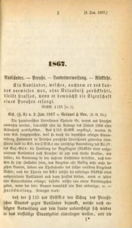 [3. Jan. 1867]-[21. Dez. 1867]