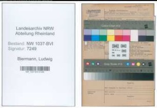 Entnazifizierung Ludwig Biermann , geb. 05.04.1895 (Schausteller)
