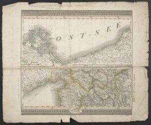 Karte von Deutschland, dem Königr. der Niederlande und der Schweiz : [Ostsee, Triest]