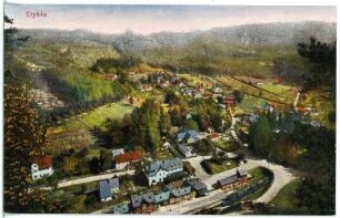 Oybin. Blick auf Oybin