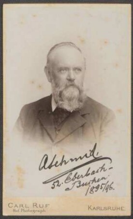 Schmid, Alfred, Nationalliberale