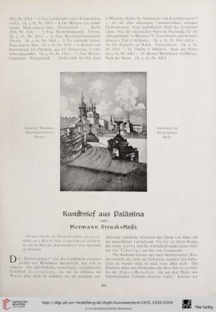 7/8: Kunstbrief aus Palästina