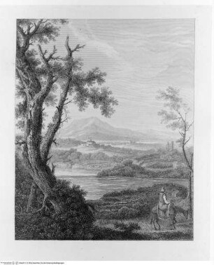 La Reale Galleria di Torino illustrataBand 1.Tafel XXIV.: Landschaft - Volume ITafel XXIV.: Paese