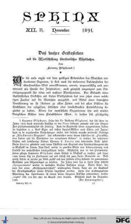 Heft 5 November 1891