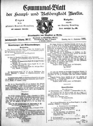 1881,37: No. 37, 11. September 1881