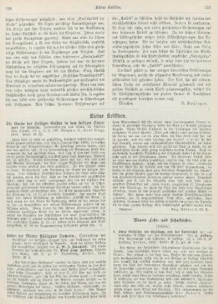 121-124 Kleine Kritiken