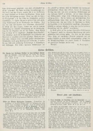 121-124 Kleine Kritiken