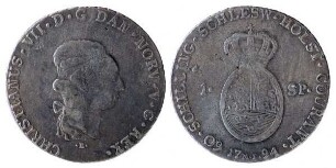 Speziestaler, Kgl. Linie: Christian VII (1766 - 1808)