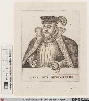 Bildnis Julius, Herzog zu Braunschweig-Lüneburg-Wolfenbüttel (reg. 1568-89)