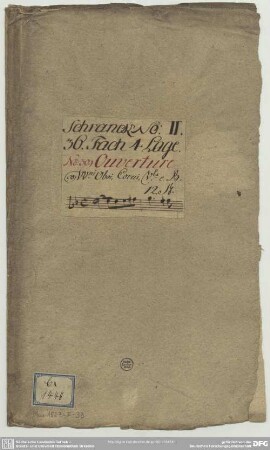Suites - Mus.1827-F-33 : strings, bc, ob (2), fag