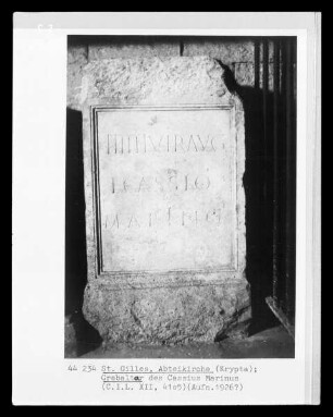Grabaltar des Cassius Marinus