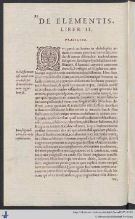 Liber II. De Elementis.