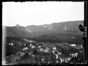 Blick vom Oybin nach Scharfenstein