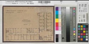 Hamm, Finanzamt, Erdgeschoss, Grundriss, Belegungsplan, Bl. 2