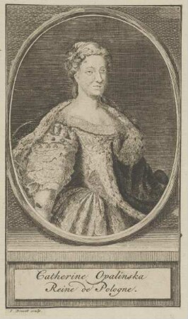 Bildnis von Catherine Opalinska, Königin von Polen