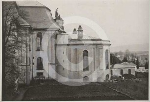 Fürstengruft an der Klosterkirche Grüssau