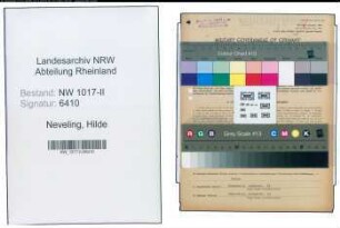 Entnazifizierung Hilde Neveling , geb. 28.02.1920 ()