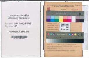 Entnazifizierung Katharina Altmeyer , geb. 23.02.1900 ()