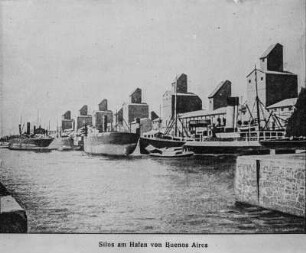 Hafen : Silos am Hafen von Buenos Aires