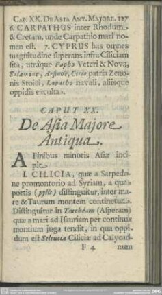Caput XX. De Asia Maiore Antiqua