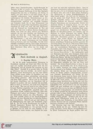22: Architektonische Reise-Eindrücke in England, 2 : englische Möbel