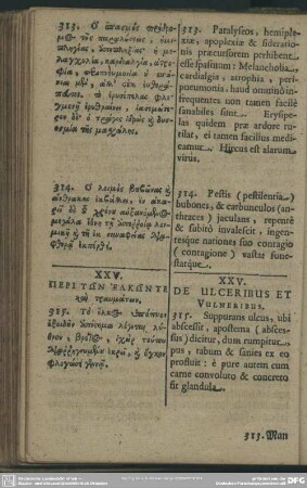 XXV. Von Geschwüren und Wunden