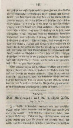 444-452 Das Kirchenjahr und die heiligen Feste : Schluss