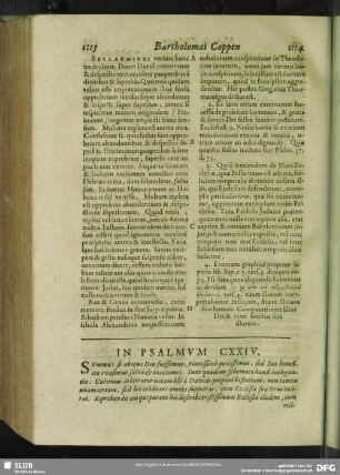 In Psalmum CXXIV.[i.e. CXXIII.] Psalmus CXXIV.[i.e. CXXIII.]