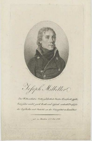 Bildnis des Joseph Milbiller