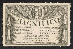 Brief von Filippo Finocchiaro an Gerhart Hauptmann