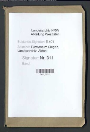 Besichtigung herrschaftlicher Güter, Mühlen etc. im Gerichtsbezirk Netphen