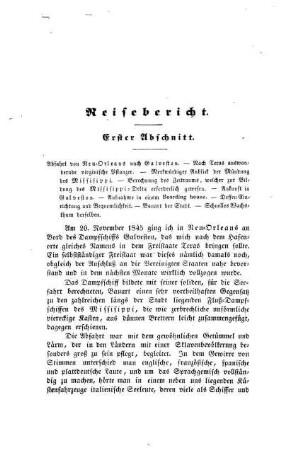 Reisebericht
