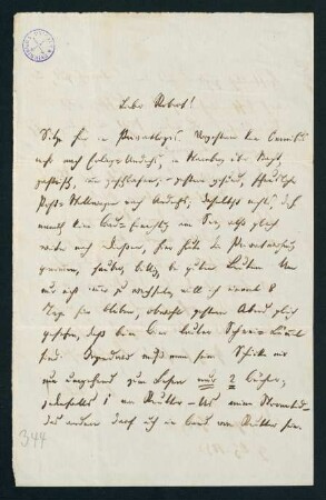 Brief vom 9. Aug. 1872